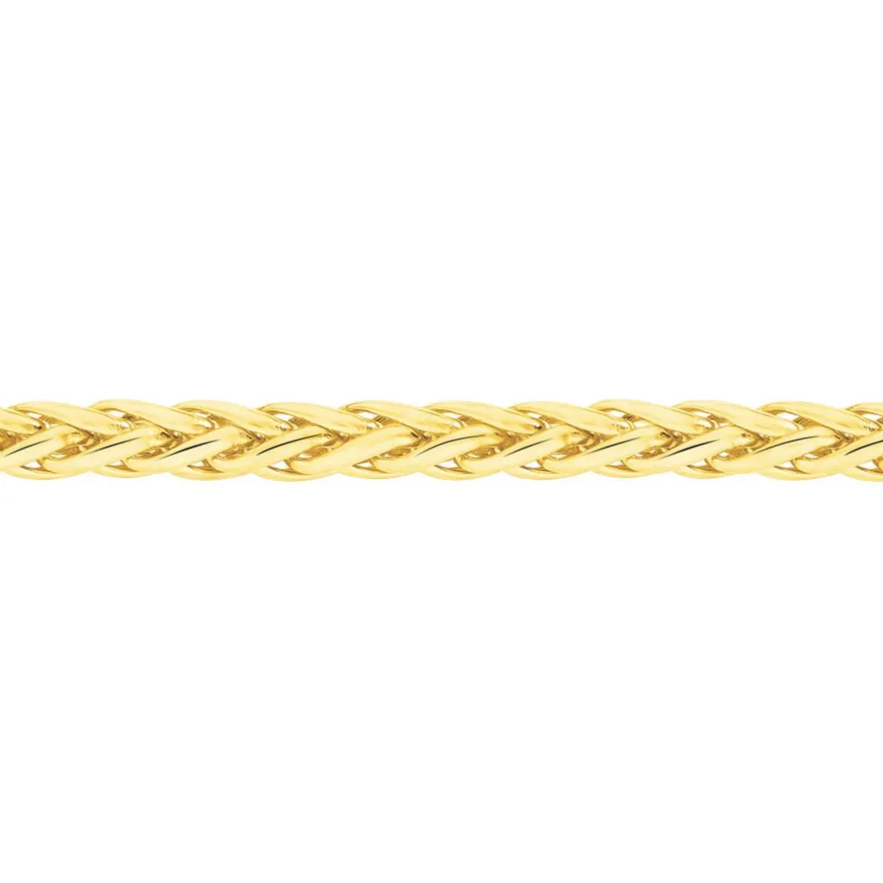 Collier Jany Maille Palmier Or Jaune