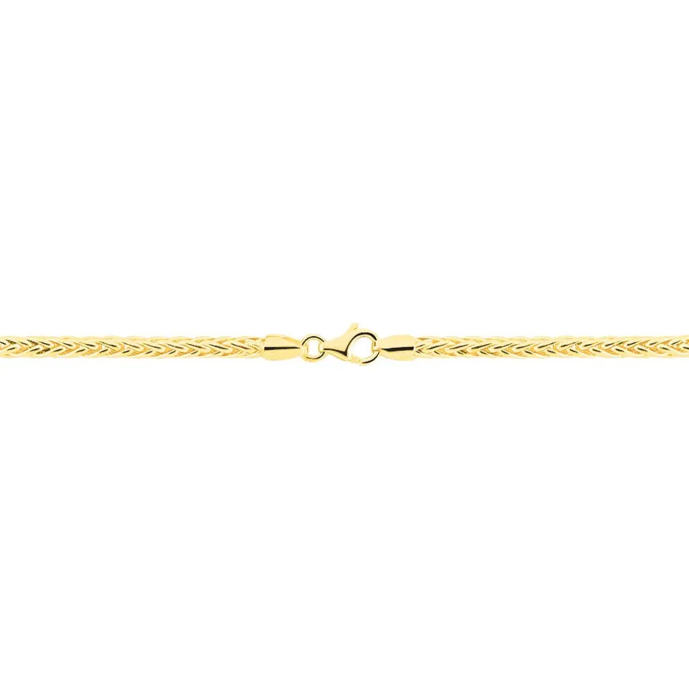 Collier Jany Maille Palmier Or Jaune