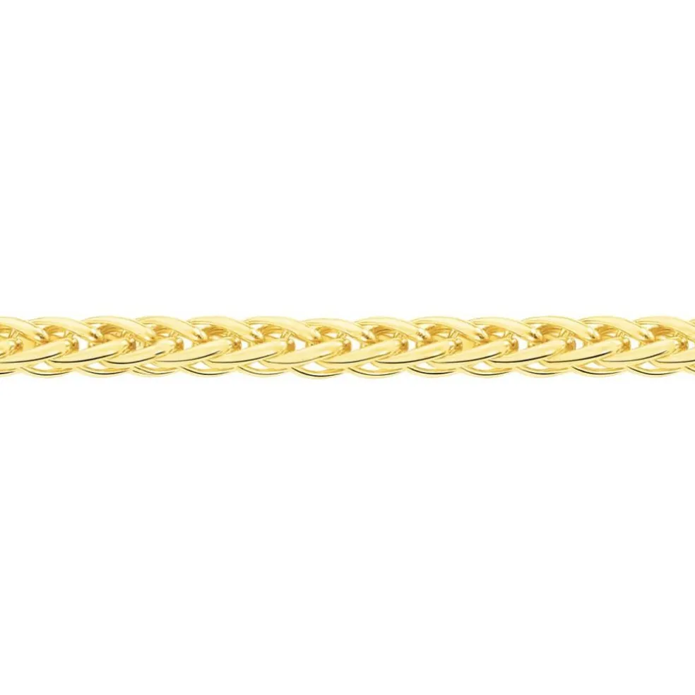 Collier Jany Or Jaune Maille Palmier