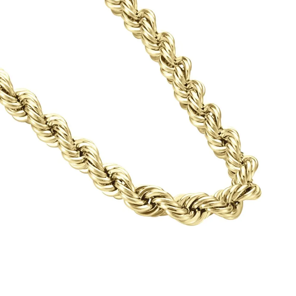 Collier Jerry Maille Corde Or Jaune