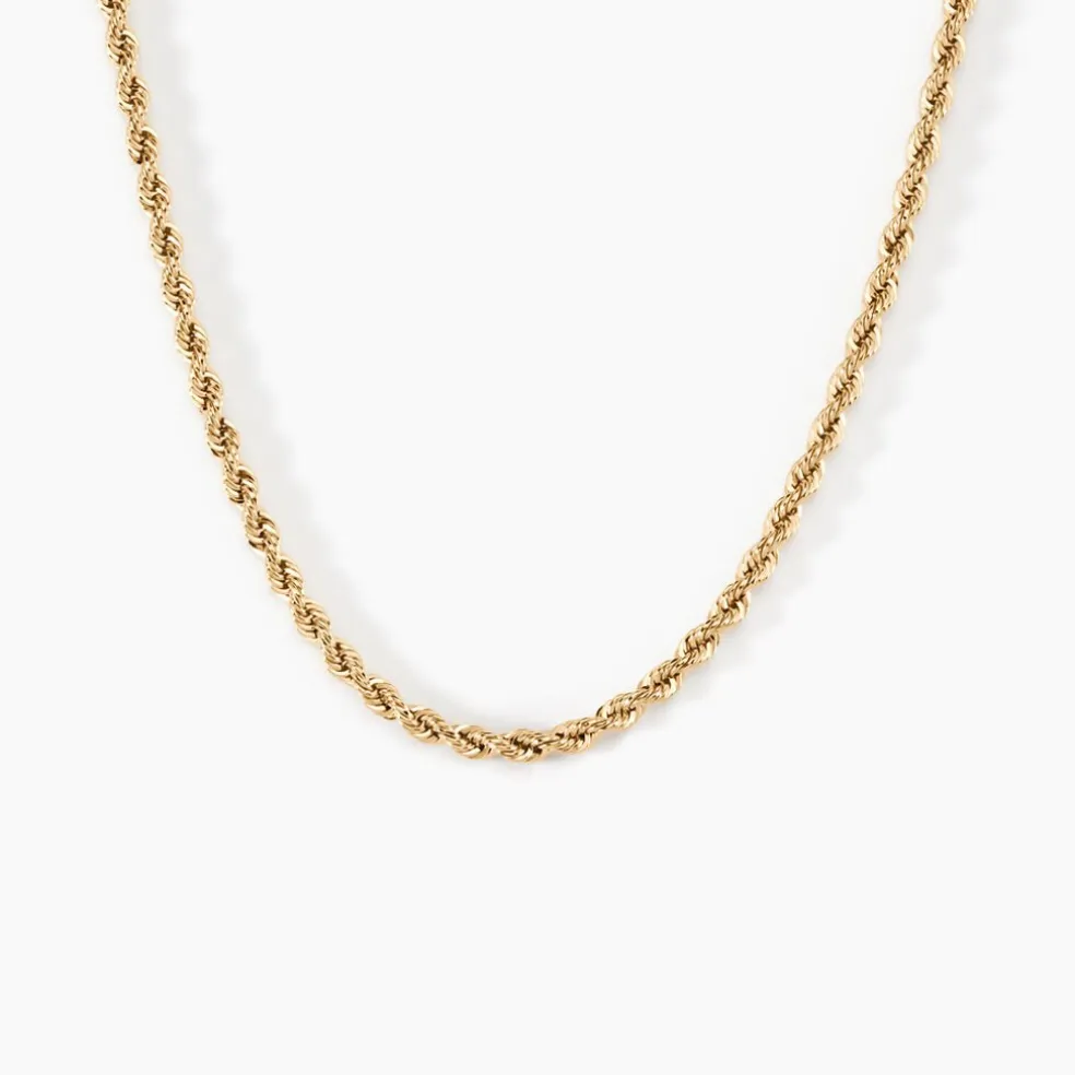 Collier Jerry Maille Corde Or Jaune