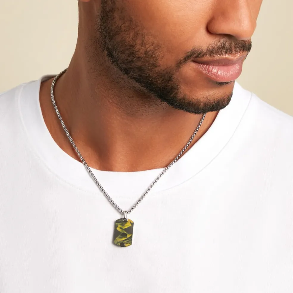 Collier Jourdan Azeneth Acier Argenté