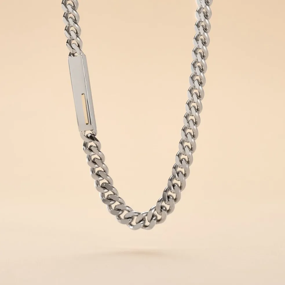 Collier Jourdan Olympe Acier Blanc