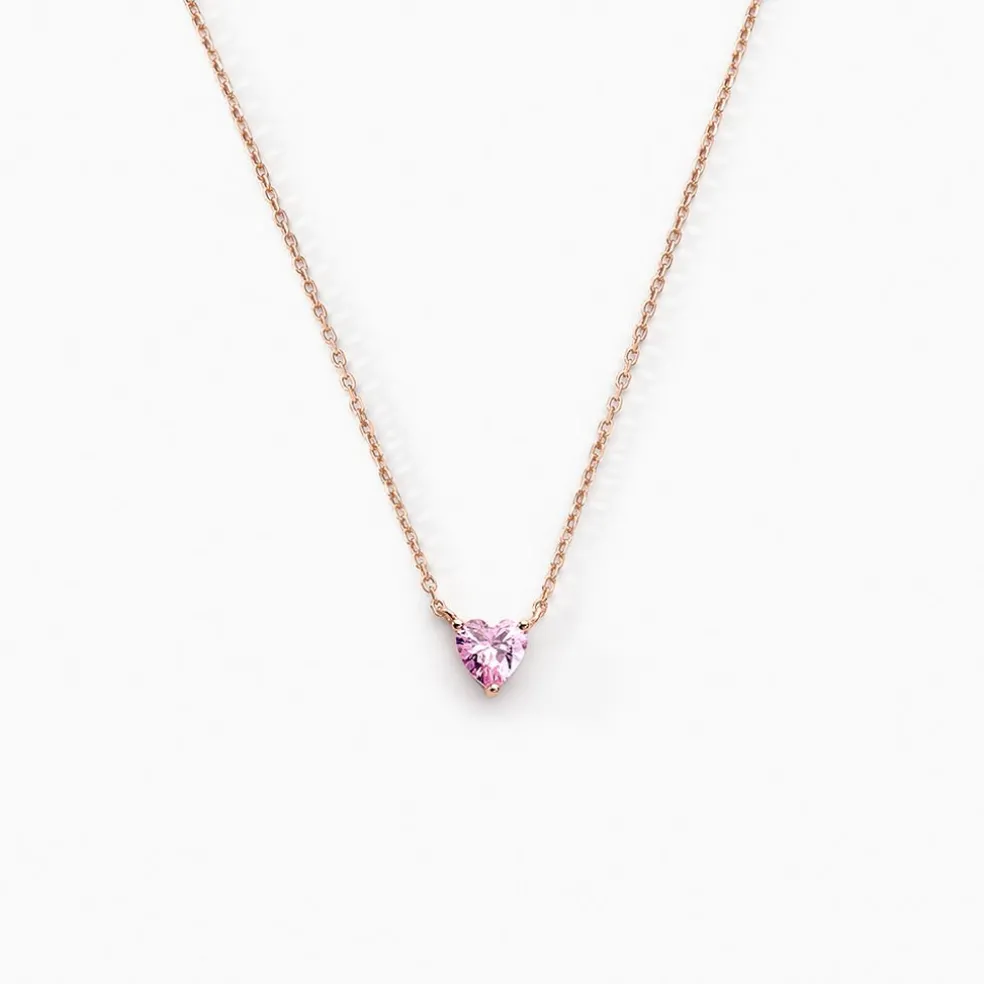 Collier Kelvyn Argent Rose Oxyde De Zirconium