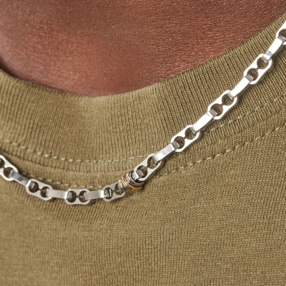 Collier Laura-lyneae Or Acier Bicolore