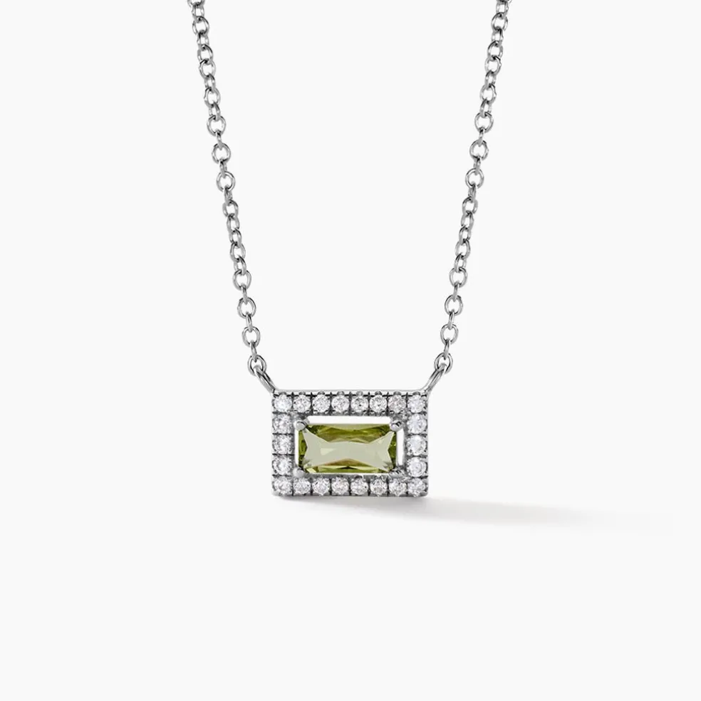 Collier Laurine Argent Blanc Oxyde De Zirconium