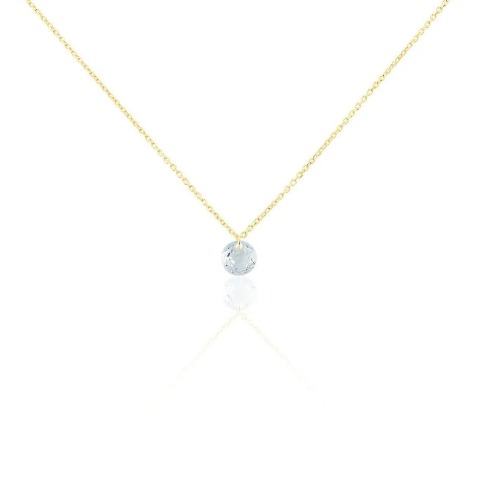 Collier Les Audacieuses Or Jaune Topaze