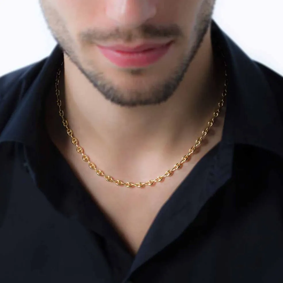 Collier Maille Dami Maille Grain De Cafe Or Jaune
