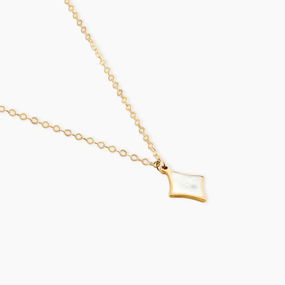 Collier Marvella Or Jaune Nacre