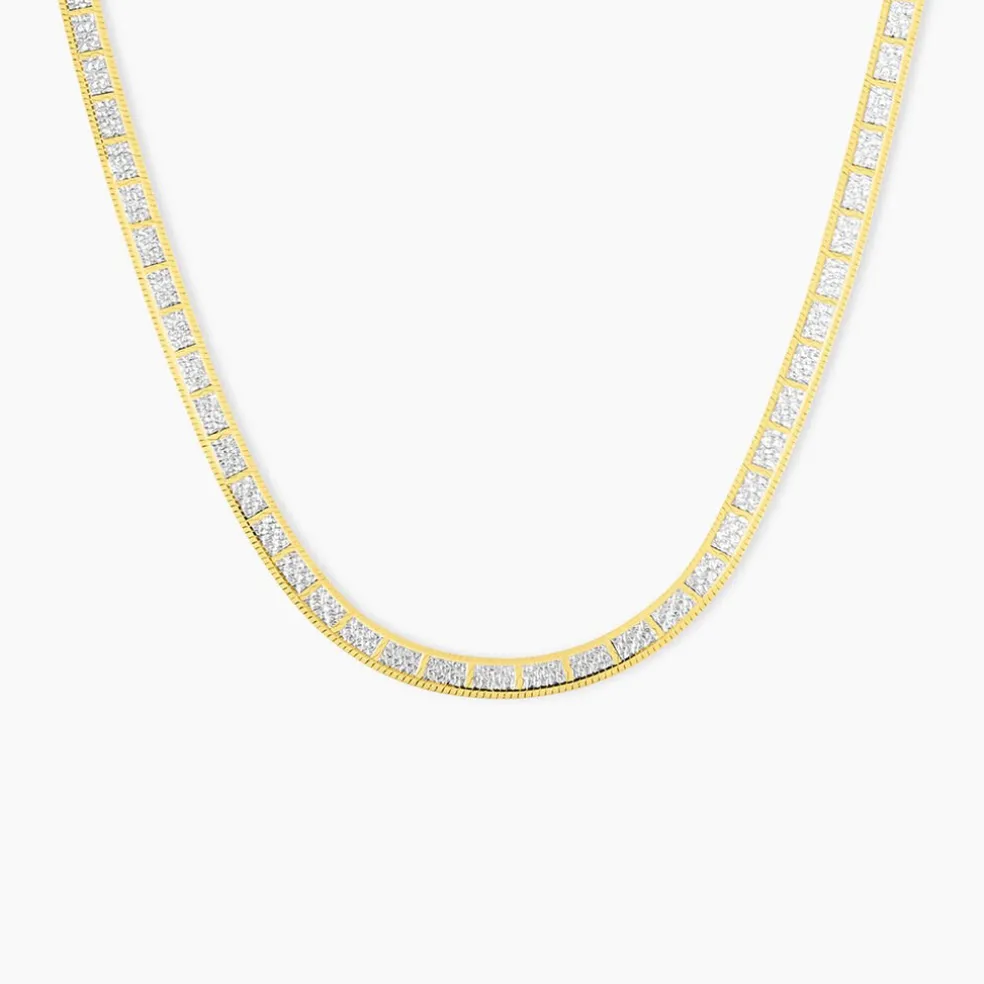 Collier Nuriaae Argent Jaune