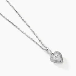 Collier Ocean Argent Blanc Oxyde De Zirconium