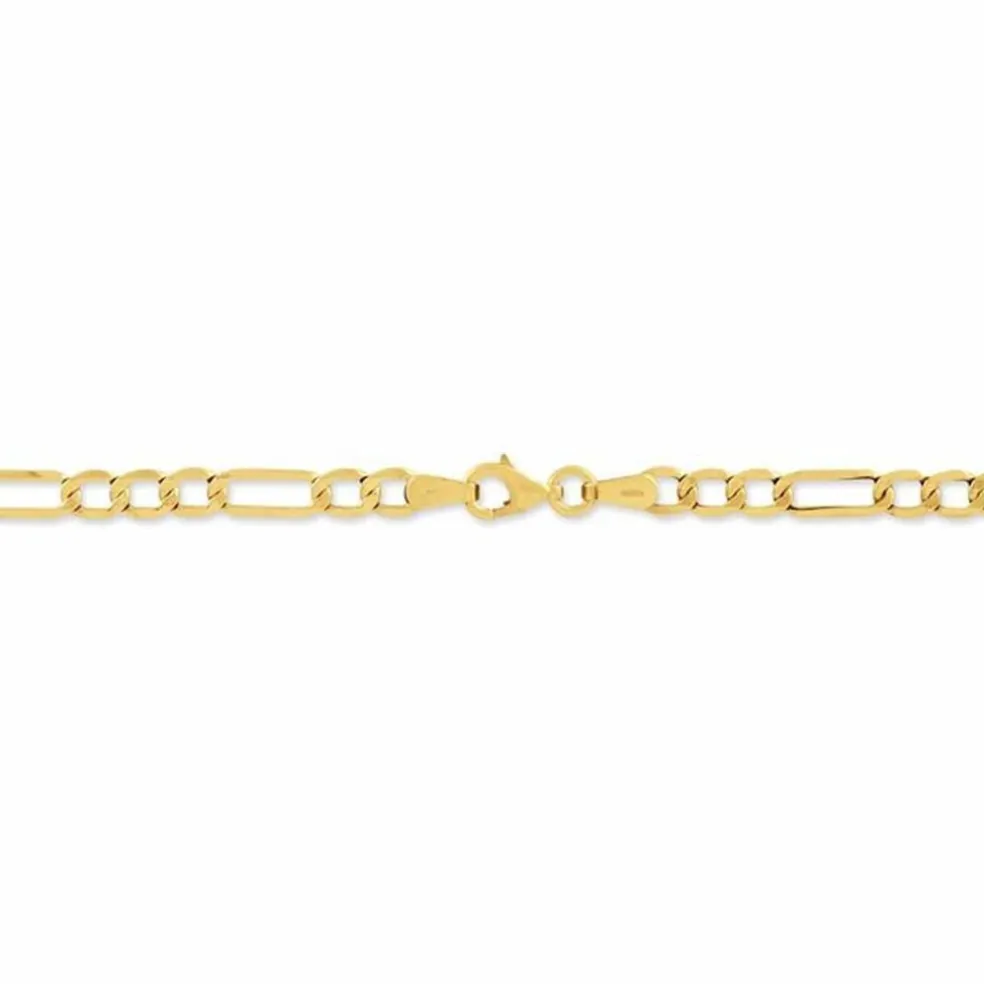 Collier Or Jaune Cameo Maille Alternée 1/3