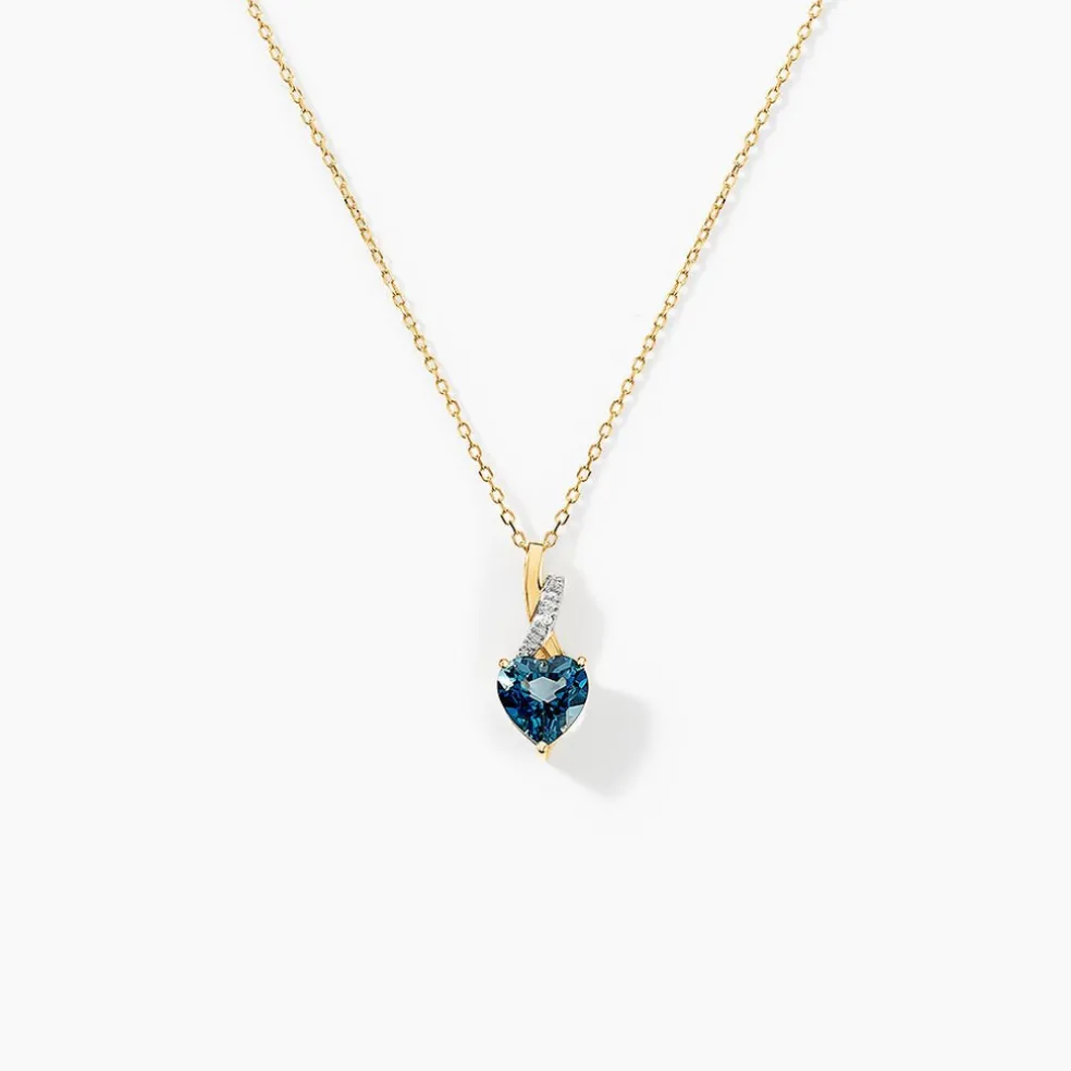 Collier Or Jaune Clothilde Topaze