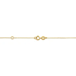 Collier Ponama Or Jaune Oxyde De Zirconium