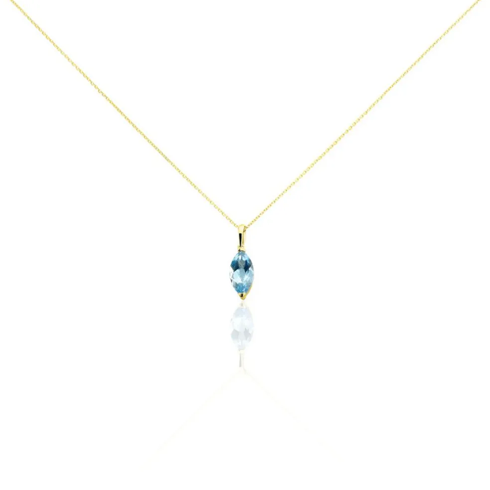 Collier Raquel Or Jaune Topaze