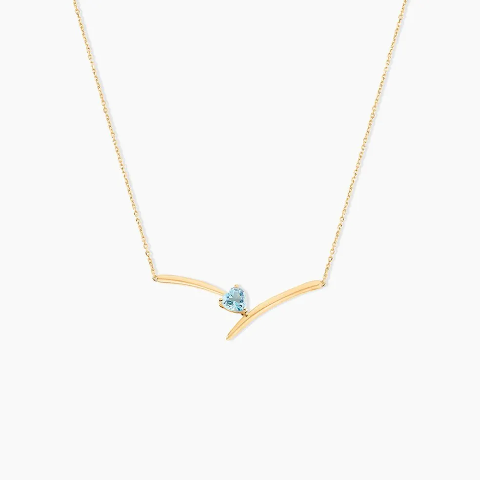 Collier Renaldine Or Jaune Topaze
