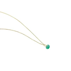 Collier Shakir Or Jaune Emeraude
