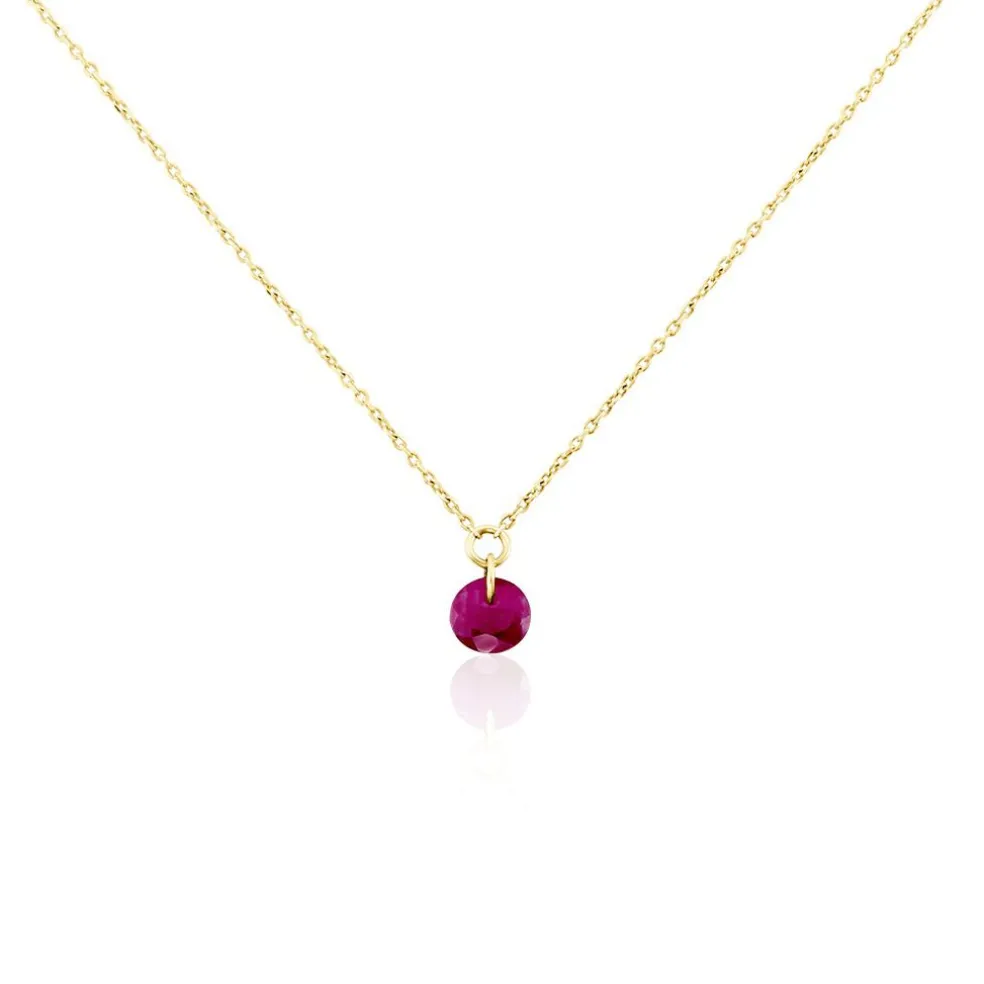 Collier Shakir Or Jaune Rubis