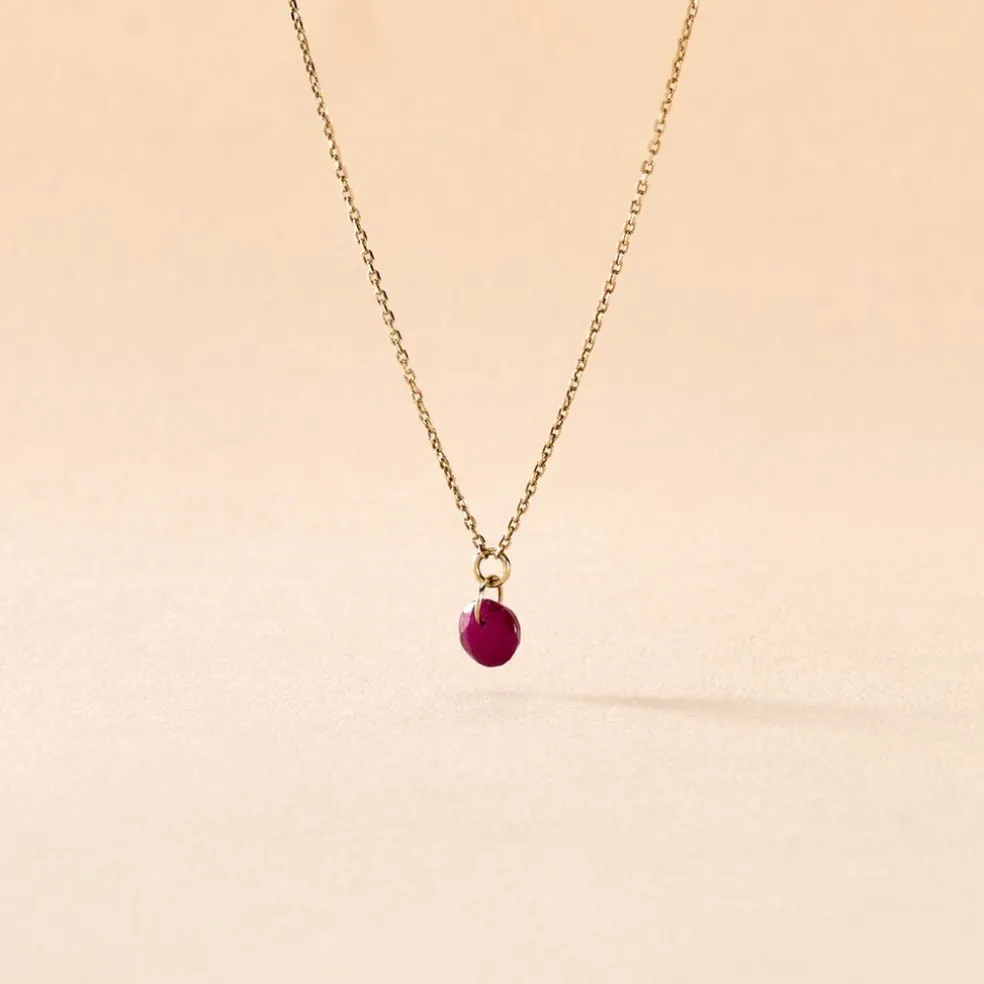 Collier Shakir Or Jaune Rubis