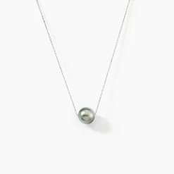 Collier Sissy Or Blanc Perle De Culture De Tahiti
