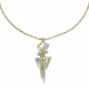 Collier Suraya Laiton Bicolore