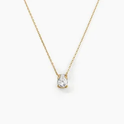 Collier Zilda Or Jaune Oxyde De Zirconium