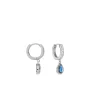 Creoles Jerusha Argent Blanc Oxydes De Zirconium