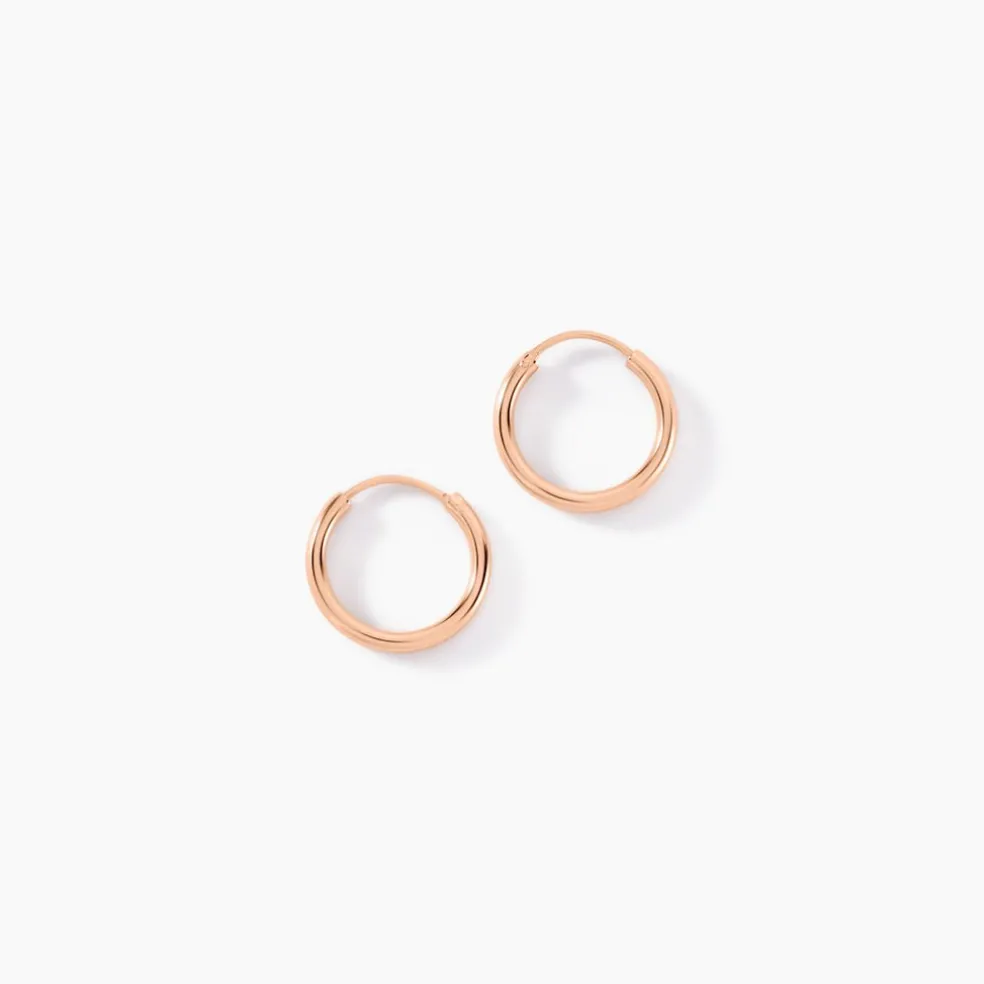 Créoles Argent Rose Olympia