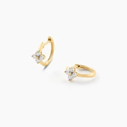Créoles Eternal Spring Or Jaune Diamant