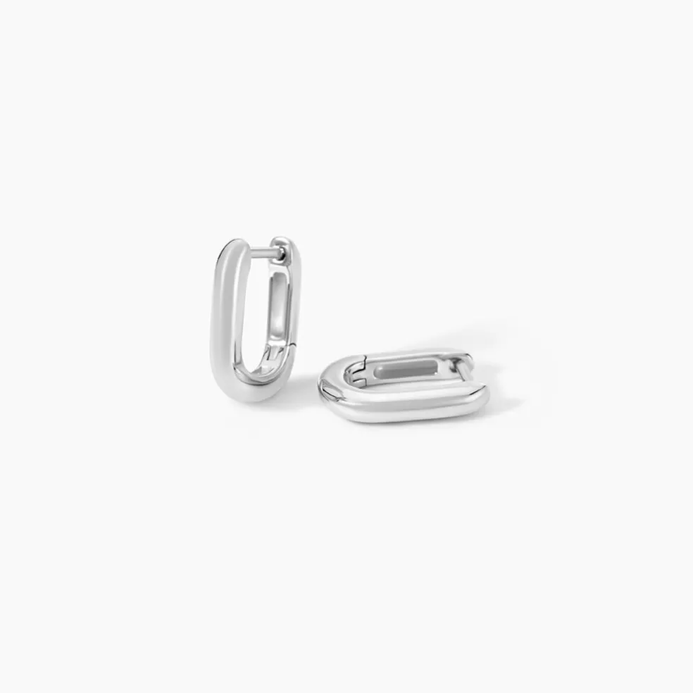 Créoles Florida Argent Blanc