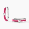 Créoles Infini Pop Argent Blanc Oxyde De Zirconium