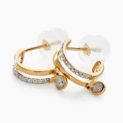 Créoles Jory Or Jaune Diamant