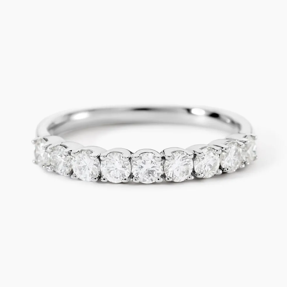 Demi Alliance Hera Platine Blanc Diamant