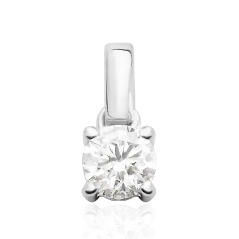 Pendentif Aphrodite Or Blanc Diamant