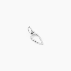 Pendentif Corsica Or Blanc