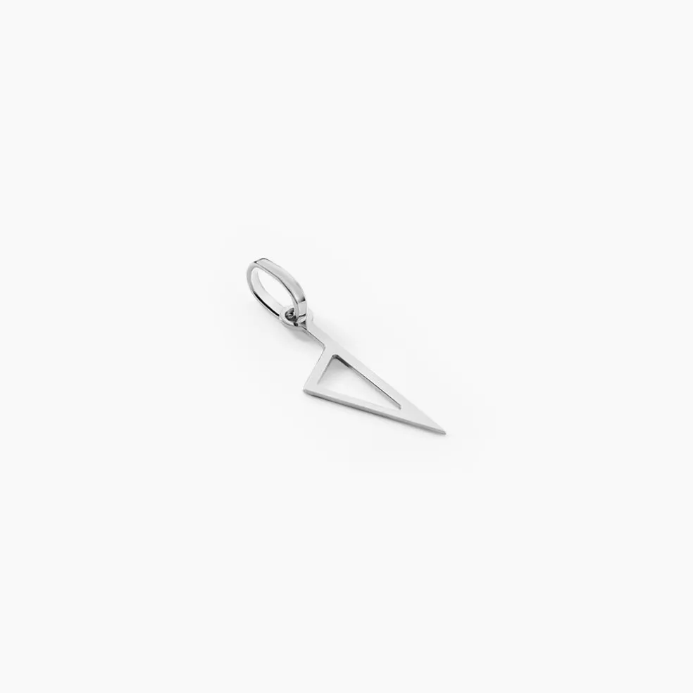 Pendentif Corsu Or Blanc