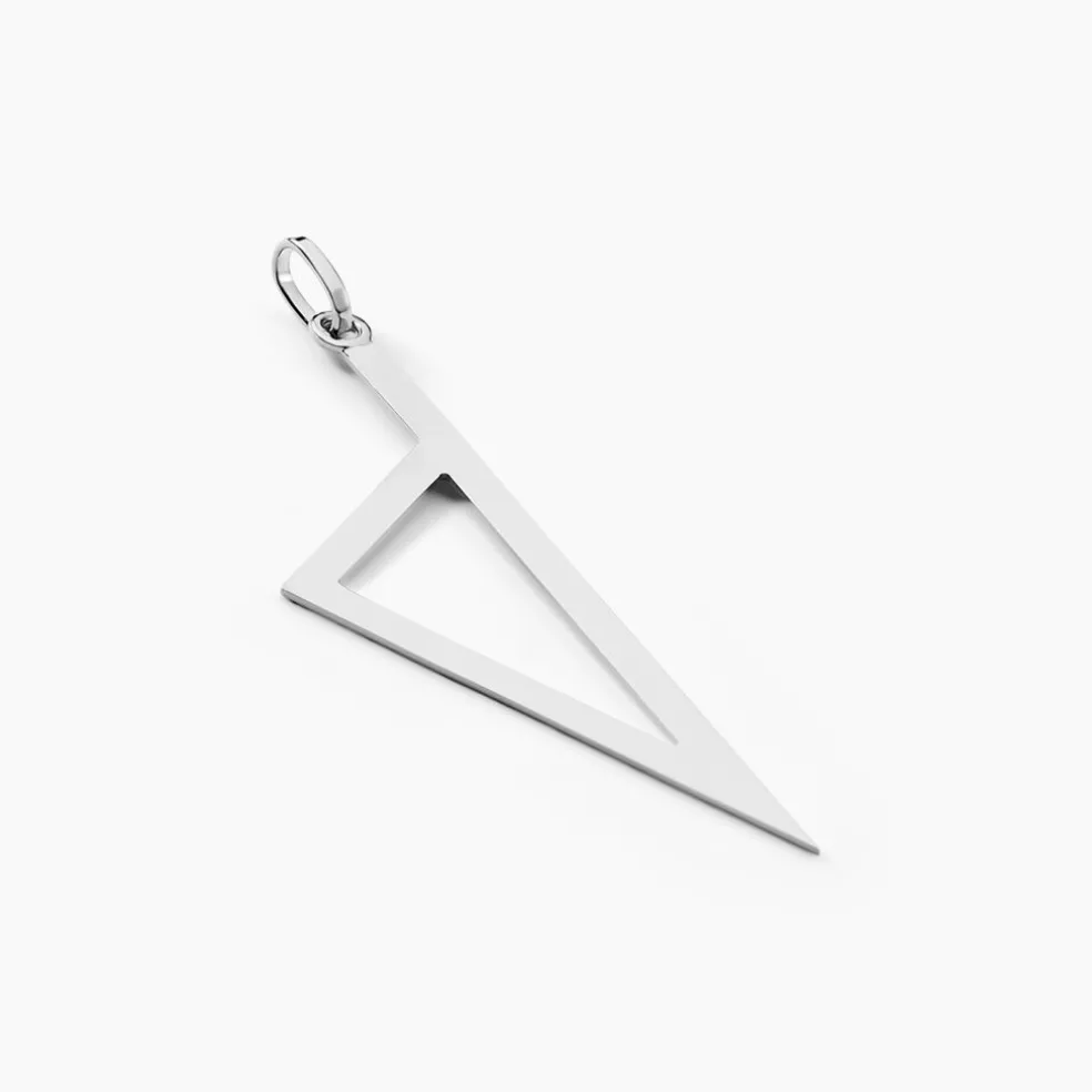 Pendentif Corsu Or Blanc