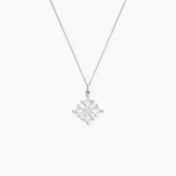 Pendentif Dajo Or Blanc