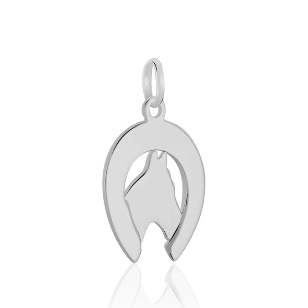 Pendentif Dua Argent Blanc