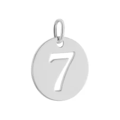 Pendentif Efiso Argent Blanc