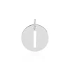 Pendentif Elio I Argent Blanc