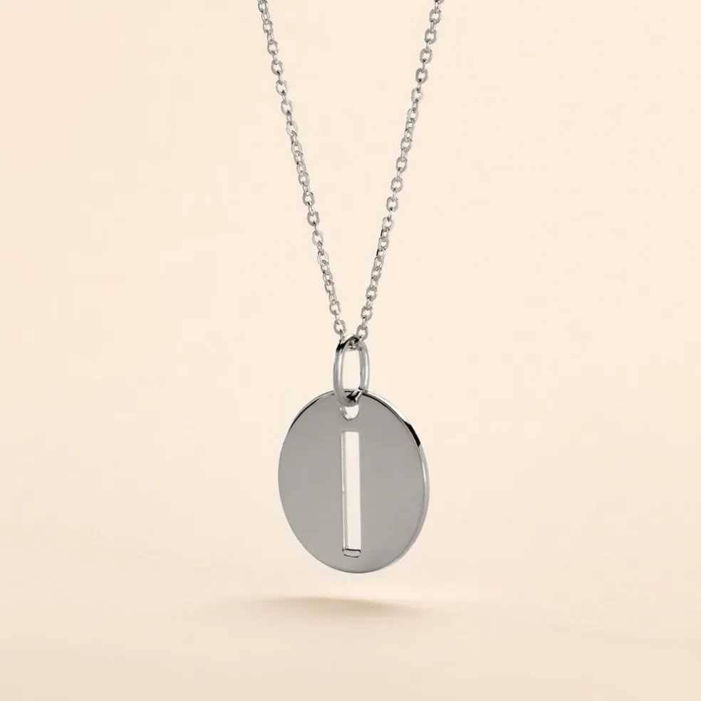 Pendentif Elio I Argent Blanc