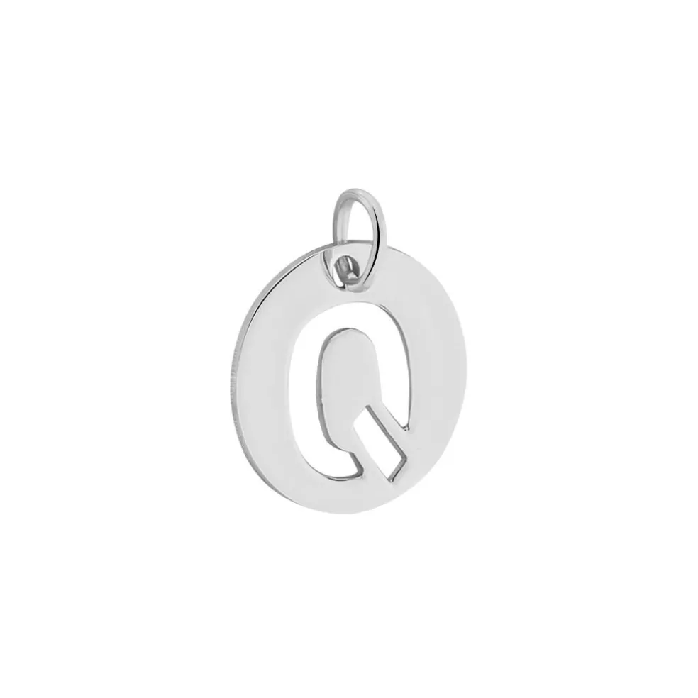 Pendentif Elio Q Argent Blanc