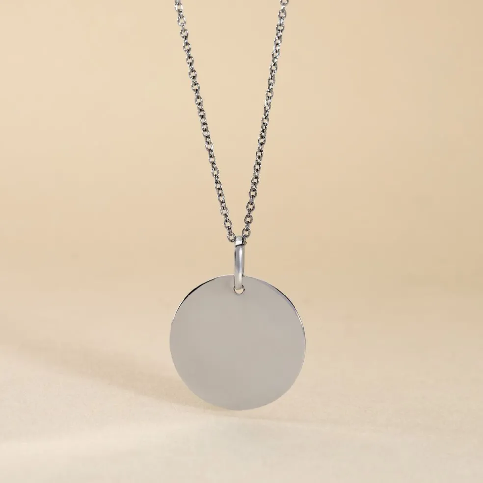 Pendentif Elisandre Argent Blanc