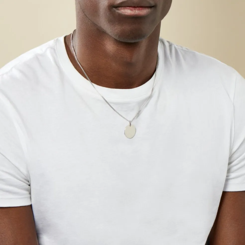 Pendentif Elisandre Argent Blanc