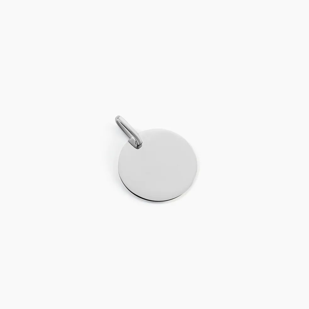 Pendentif Elisandre Argent Blanc