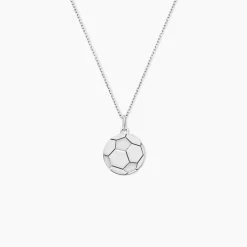 Pendentif Emil Argent Blanc
