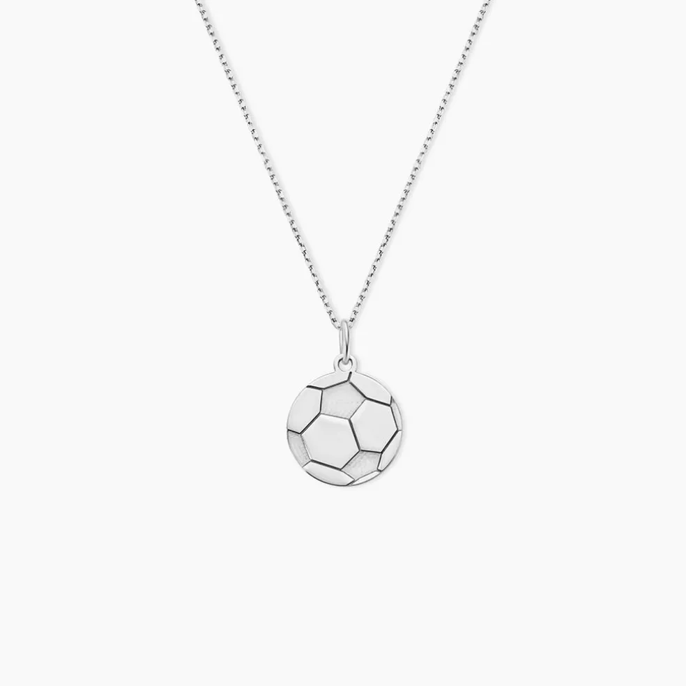 Pendentif Emil Argent Blanc