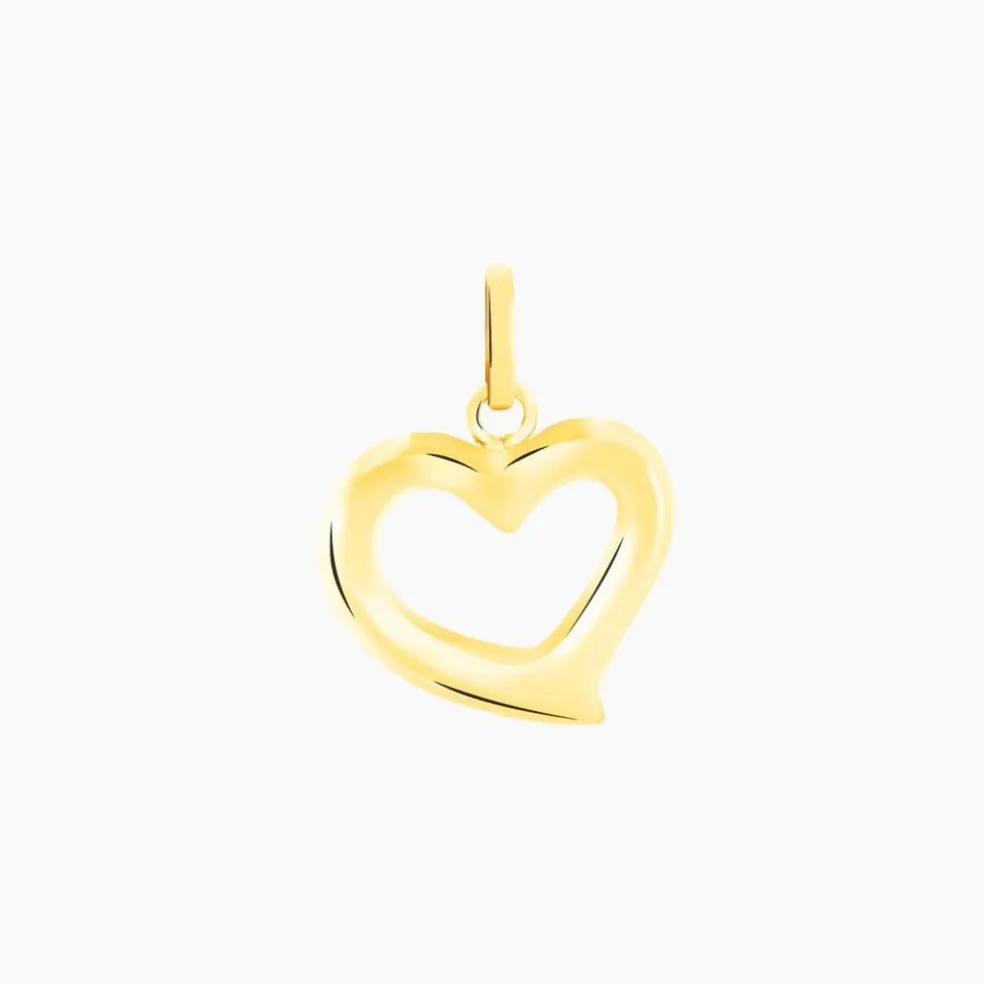 Pendentif Eudocie Coeur Bombe Or Jaune
