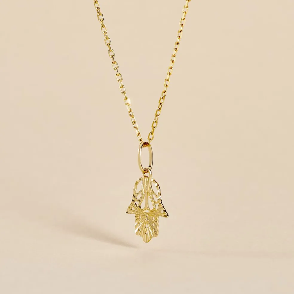 Pendentif Fatima Or Jaune